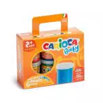 Carioca Baby Finger Paints, Set di Tempere Colorate per Bambini