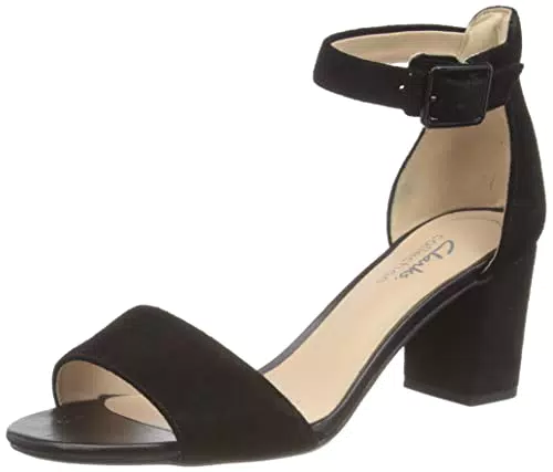 Clarks Deva Mae, Sandali con Cinturino alla Caviglia Donna