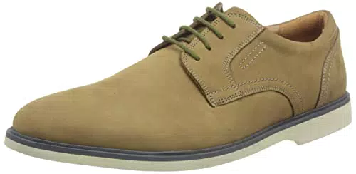 Clarks Malwood Lace, Oxford Uomo, Sabbia Scuro