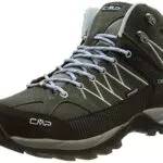 CMP Donna Rigel Mid Wmn Trekking Shoe Wp Scarpe, Graphite/Light Blue
