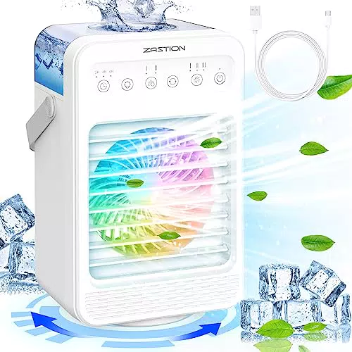 Condizionatore Portatile, ZASTION Condizionatori portatili Mini Refrigeratore d'aria 4 in 1