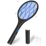 CONOPU Racchetta Zanzare Elettrica, 4000 Volt, 1200mAh USB Ricaricabile Antizanzare