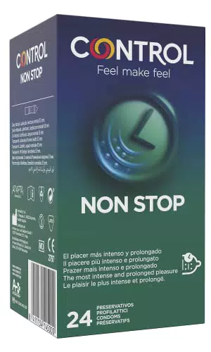 Control Non Stop Preservativi ritardanti e stimolanti - 24 profilattici
