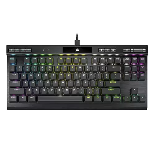 Corsair K70 RGB TKL CHAMPION SERIES Tastiera gaming opto-meccanica Nero