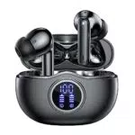 Cuffie Bluetooth, Auricolari Bluetooth 5.3 Cuffie Wireless in Ear with Hi-Fi Stereo Cancellazione Rumore HD Mics