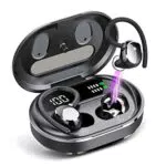 Cuffie Bluetooth Sport, 2023 Auricolari Bluetooth 5.3 Cuffie Wireless con HiFi Stereo Cancellazione Rumore Mic/LED Display/IP7 Impermeabile/Vestibilità Comoda/Running Cuffiette Bluetooth