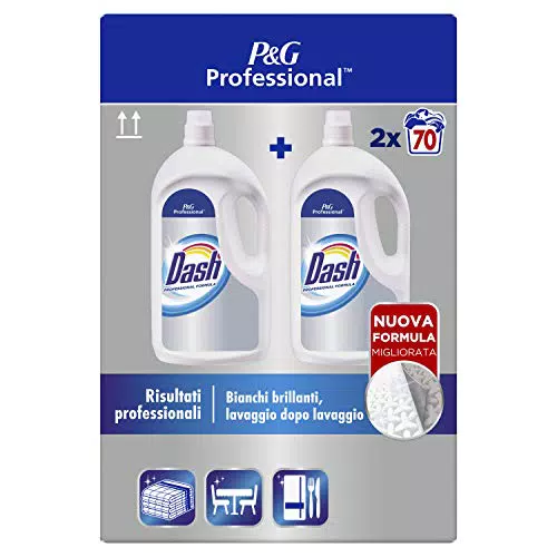 Dash Professional Detersivo Lavatrice Liquido, 140 Lavaggi