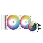 DeepCool GAMMAXX L240 A-RGB Bianco, Raffreddamento a Liquido RGB Indirizzabile per CPU