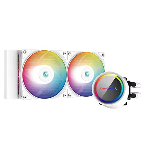 DeepCool GAMMAXX L240 A-RGB Bianco, Raffreddamento a Liquido RGB Indirizzabile per CPU