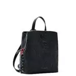 Desigual, Back_DEJAVU SUMY MINI Donna, Nero, Taglia unica