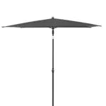 ombrellone Rethink 180*120cm, grigio scuro