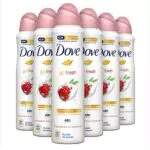 Dove, Go Fresh Deodorante Spray Melograno, con 1/4 Crema Idratante