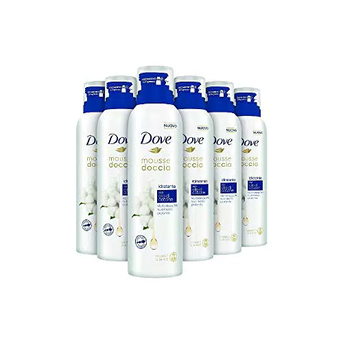 DOVE Mousse Doccia Olio di Cotone 6x200 ml
