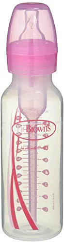 Dr. Brown 's Options  Biberon Standard, 250 ml, colore: rosa