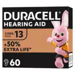 Duracell - 13 Arancio, Batterie per Apparecchi Acustici con Easy Tab