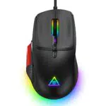 EKSA Mouse Gaming con Filo, 12000 DPI Regolabile Mouse da Gioco