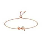 Emporio Armani Bracciale Da Donna Sentimental, Lunghezza Interna: 160-235mm / Dimensioni Arco: 17X12mm Bracciale In Oro Rosa E Argento