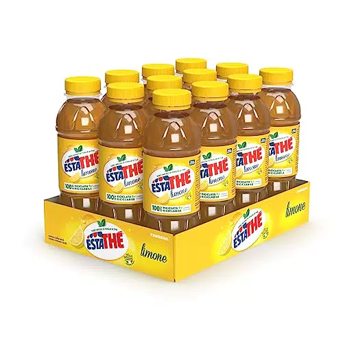 Estathé Vero Infuso di The al Limone, 12 Bottiglie da 0.4 lt