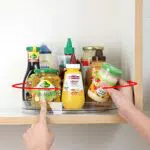 Famhap Organizer cucina portaspezie girevole 29, 5cm
