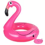 Fenicottero Rosa Gonfiabile Ninonly Fenicottero Gonfiabile Adulti Circa 105 cm Gonfiabili per Piscina Fenicottero Portabicchieri e Cerotto per Adulti e Bambini Rosa