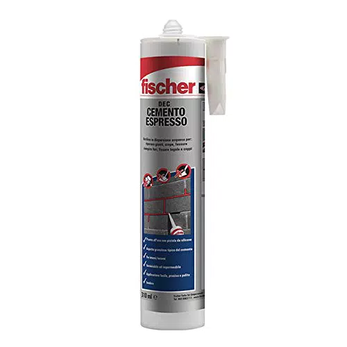 Fischer Dec Cemento Espresso, Sigillante Per La Riparazione E Riempimento Di Crepe Giunti Interni Ed Esterni