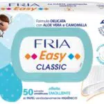 Carta Igienica Umidificata - Formula Lenitiva con Camomilla e Aloe - Formula Delicata con Aloe e Camomilla - Tessuto Biodisgregante - Formato: 50 Salviette Umidificate - FRIA CLASSIC