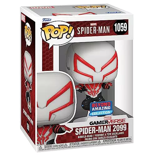 Funko POP! Marvel: Year Of The Spider - Spider-man Spider-Man 2099 - Bianco - Marvel Comics - Fumetti Marvel - - Figura in Vinile da Collezione - Idea Regalo - Comic Books Fans