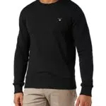 GANT ORIGINAL C-NECK SWEAT, Maglia di tuta Uomo, Nero