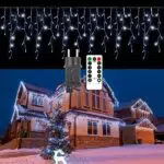 GCMacau Decorazioni Natalizie, 15m/720 Natale Decorazioni Led Luci Natale Esterno Cascata