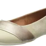 Geox D Charlene, Ballet Flat Donna, Beige Lt Oro