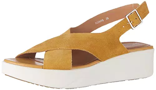 Geox D Laudara, Sandal Donna, Senape