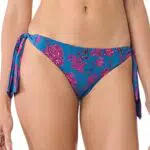 Goldenpoint Bikini Donna Slip con Fiocchi Dok Bua, Colore Blu