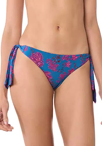 Goldenpoint Bikini Donna Slip con Fiocchi Dok Bua, Colore Blu