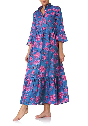 Goldenpoint Mare Donna Abito Lungo Dok Bua, Colore Blu