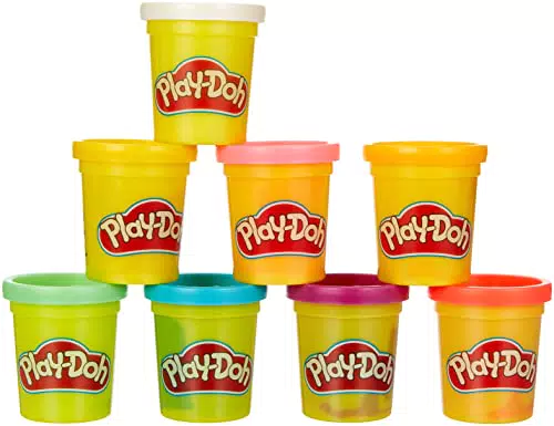 Hasbro Play-Doh 8 Pack Rainbow, 8 Barattoli