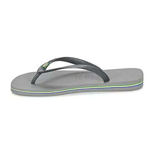 Havaianas Brasil, Infradito Unisex - Adulto, Grigio Steel Grey
