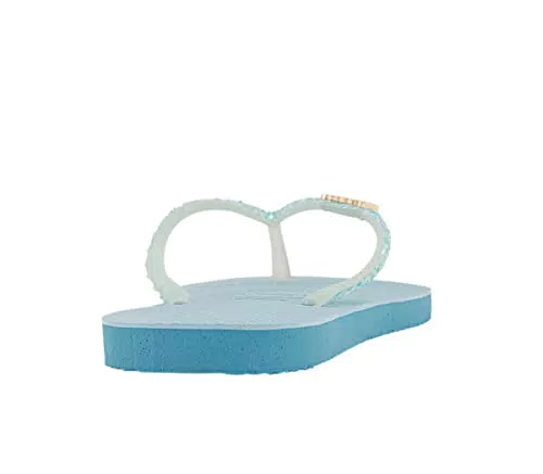 Havaianas Slim Glitter Flourish, Infradito Donna, Blu