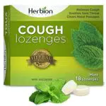 Herbion Naturals Gocce per la tosse al gusto di menta - Allevia la tosse - Lenisce il mal di gola - Per adulti