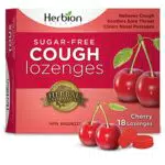 Herbion Naturals Sugar-Free Cough Lozenges with Natural Cherry Flavor