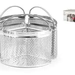 H&H - Cestello Tondo Forato A 3 Spicchi, Acciaio inox