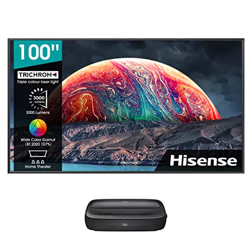 Hisense Triplo Laser TV 100" 4K 100L9G-D12 Schermo anti-riflesso ALR