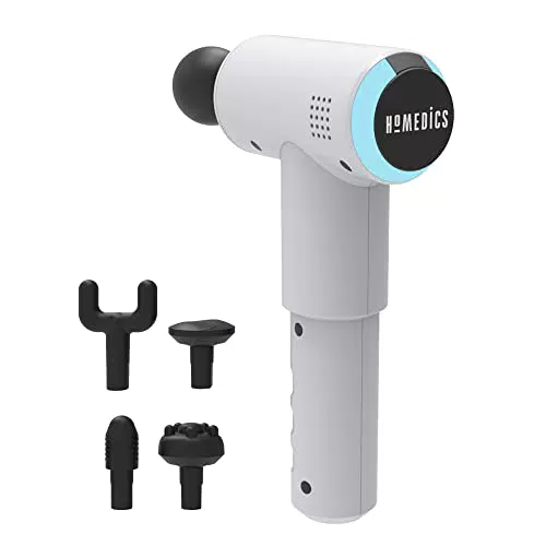 HoMedics, Pistola Massaggio Muscolare, Massaggiatore Elettrico Portatile a Percussione per Tessuti Profondi