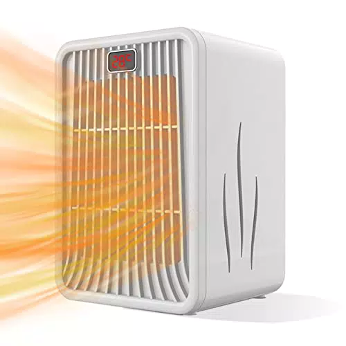 Hotloop Stufetta Elettrica basso consumo, 1000W, Termoventilatore Ceramica