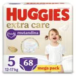 Huggies Extra Care Pannolino Mutandina Taglia 5, Confezione da 68 Pannolini