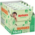 Huggies Natural Care - Salviette per bebè, 10 x 56 salviette - Totale 560