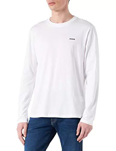 HUGO Derol222 T-Shirt, Bianco 100