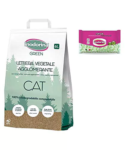 Inodorina, Lettiera Vegetale Biodegradabile e Compostabile