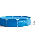 Intex 28212GN Piscina Metal Frame Rotonda, con Pompa Filtro 2271 L/h
