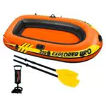 Intex 58358 Explorer Pro 300 Remi/Pompa, Arancione Nero