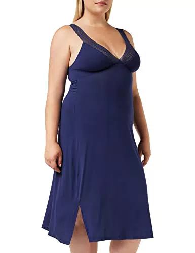 Iris & Lilly negligé in Modale Donna, Blu Marino, XXL
